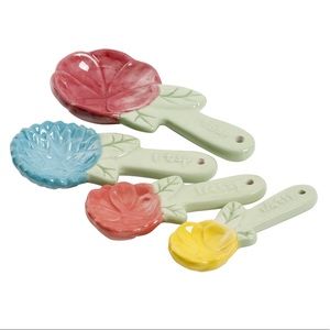🆕 The Pioneer Woman Figural Floral 4-piece Measuring Spoons